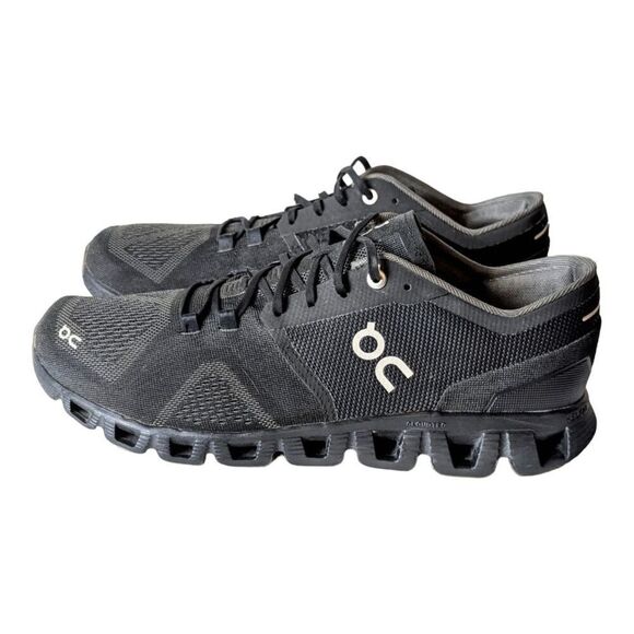 ON RUNNING Cloud X 'Black Asphalt Grey' Running Shoes Size 10 - Picture 2 of 9